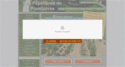 Desktop Screenshot of pepinieres-plombieres.fr